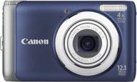 📷 canon powershot a3100is blue: 12.1mp digital camera with 4x optical zoom & image stabilization logo