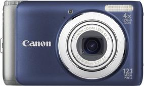 img 1 attached to 📷 Canon PowerShot A3100IS Blue: 12.1MP Digital Camera with 4x Optical Zoom & Image Stabilization