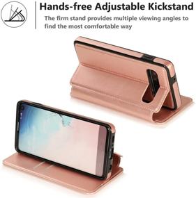 img 2 attached to AQUEY Compatible With Samsung Galaxy S10 Plus Wallet Case With Card Holders