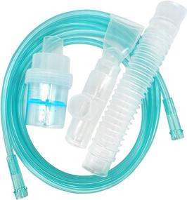 img 2 attached to 🩺 Healva Disposable T-Mouthpiece: Latex-Free, with 7ft Tubing and 6" Reservoir - Universal Size (2 Pack)