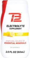 tb12 electrolyte supplement: optimize hydration with lemon flavor 🍋 drops- gluten-free, sugar-free, vegan, rich in magnesium & potassium, 24 servings logo