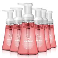 🍊 method pink grapefruit foaming hand soap, 10 oz - 6 pack, varying packaging options logo