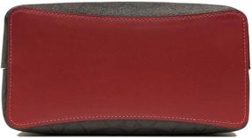 img 1 attached to Coach Small Bucket Black Oxblood Women's Handbags & Wallets