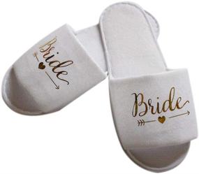 img 4 attached to Ceng AIO Wedding Slippers Pajamas Disposable