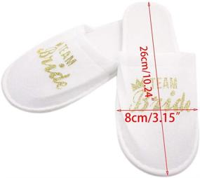 img 2 attached to Ceng AIO Wedding Slippers Pajamas Disposable