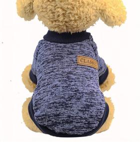 img 4 attached to Cozy and Stylish YAODHAOD Dog Sweater: Winter Knitwear for Small 🐶 Dog, Puppy, Kitten, and Cat - Soft, Thickening, and Warm Pet Clothes