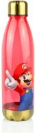 super mario bros eco-friendly reusable water bottle, 20 oz logo