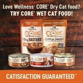 img 1 attached to 🐱 Healthy & Protein-Rich Wellness CORE Grain Free Dry Cat Food for Indoor Cats - Salmon & Herring Recipe, USA-Made, Natural Ingredients, Poultry-Free, Joint Support, Added Vitamins and Minerals, Filler-Free