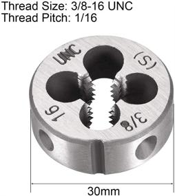 img 3 attached to Uxcell Right Machine Thread Threading Cutting Tools for Threading Dies