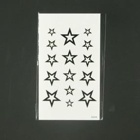 img 1 attached to Oottati Small Temporary Tattoo Stars