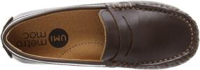 img 1 attached to 👞 Umi David Loafer - Little Black Boys' Shoes in Classic Loafers