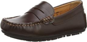 img 4 attached to 👞 Umi David Loafer - Little Black Boys' Shoes in Classic Loafers