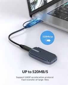 img 3 attached to 💾 ORICO 480GB Portable SSD: High-Speed USB 3.1 External Solid State Drive for PC, Mac, Android, Xbox, PS4, Router - Up to 520MB/s