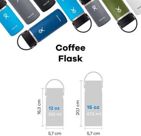 img 3 attached to Insulated Stainless Steel Coffee Travel Mug by Hydro Flask - Reusable with Wide Flex Sip Lid