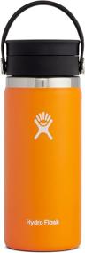 img 4 attached to Insulated Stainless Steel Coffee Travel Mug by Hydro Flask - Reusable with Wide Flex Sip Lid