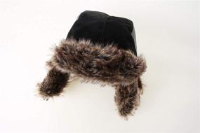 img 1 attached to Warm and Stylish: Moon Kitty Little Boys Winter Hat with Large Flaps for Ultimate Cold Protection