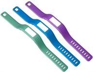 🌈 красочные ремешки для маленьких наручных garmin vivofit - фиолетовые/бирюзовые/синие: отслеживайте свою фитнес-активность в стиле логотип