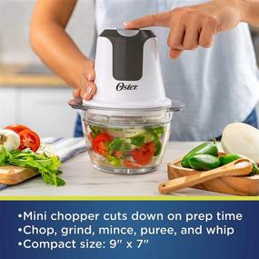 img 3 attached to 🔪 Oster White Mini Food Chopper - 3 Cup Capacity (2130489)