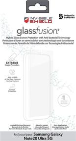 img 2 attached to 📱 ZAGG InvisibleShield Glass Fusion Plus - Гибридное стекло - защитная пленка для экрана Samsung Note 20 Ultra - прозрачная (200106621)