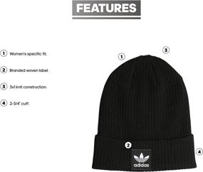 img 3 attached to Adidas Originals Womens Beanie Black Outdoor Recreation and Hiking & Outdoor Recreation Clothing