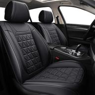 yuhcs front car seat covers interior accessories logo