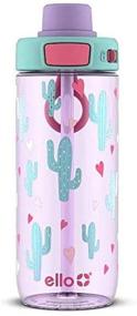 img 4 attached to Hello Flip Kids Durable Tritan Plastic Water Bottle for Impact-Resistance