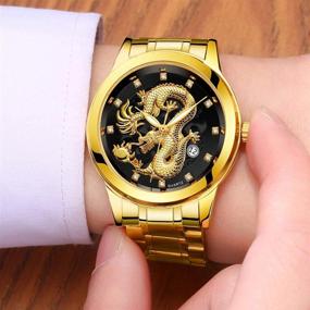 img 2 attached to Мужские часы Dragon Luxury Stainless