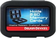 🗃️ ddacc-sd8 delkin secure digital (sd) 8 card organizer case logo