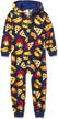 🧥 the children's place boys' long sleeve fleece zip up hoodie onesie pajama logo