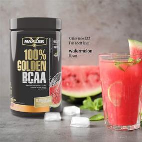 img 3 attached to 🍉 Maxler Golden BCAA Powder - Intra & Post Workout Recovery Drink for Enhanced Muscle Recovery & Lean Muscle Growth - 6g Vegan BCAAs Amino Acids - 60 Servings - Watermelon Flavor