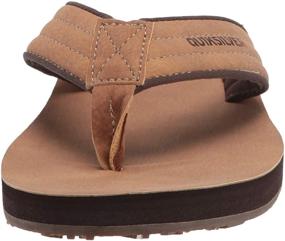 img 3 attached to Quiksilver Mens Flip Flop Tan Pattern_1 Men's Shoes for Athletic