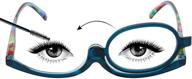 👓 liansan l3660: flip down lens makeup reading glasses for women - magnify and beautify! logo