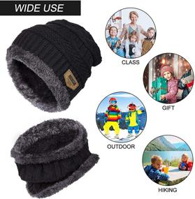 img 3 attached to 🧣 Winter Fleece Beanie Gaiter for Boys - Versatile Accessories