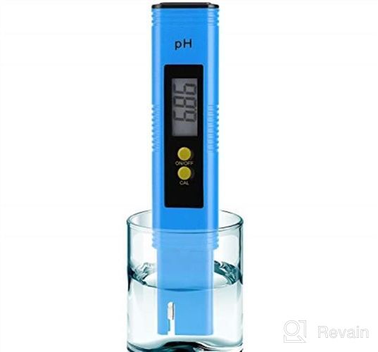 img 1 attached to High Accuracy Pocket Size Digital PH Tester Pen for Water Hydroponics - 0.01 PH Measurement Range Ideal for Household Drinking, Pools, and Aquariums (Blue) review by Kelly Caballes