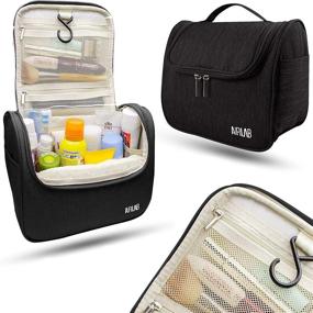 img 1 attached to 👜 Versatile Toiletry Bag for Women and Men - Airlab Hanging Travel Makeup Bag with Handle and Hook - Ideal Travel Organizer