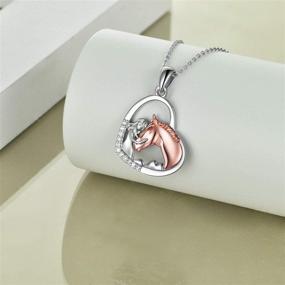 img 3 attached to 💎 YFN Sterling Pendant Necklace Jewelry for Girls - Necklaces & Pendants