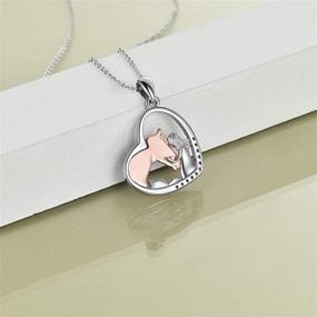 img 2 attached to 💎 YFN Sterling Pendant Necklace Jewelry for Girls - Necklaces & Pendants