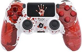 img 3 attached to Custom PS4 Controller – Bloody Hands Design with Exclusive Unmodified Features and Custom Touchpad Compatibility