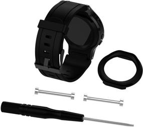 img 3 attached to Сменный силиконовый браслет Garmin Forerunner