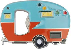 img 4 attached to 🍺 Magnetic Bottle Opener with Fridge Magnet Sticker – RV Camper and Caravan Beer Opener, Unique Gift for Beer Camper Lovers. Ideal Cool Gadget for Outdoor Picnic, Home Use