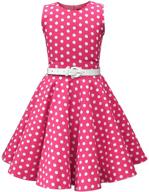 🦋 charming blackbutterfly kids 'audrey' vintage polka dot 50's girls dress - perfect for a timeless look! logo