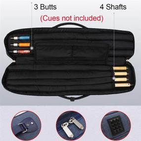 img 1 attached to 🎱 Premium Pool Cue Billiard Stick Storage Case