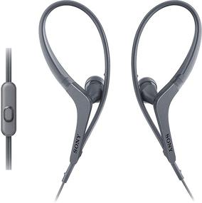 img 1 attached to 🎧 Sony MDR-AS410AP/B Sport Earphones with Mic - Gray (MDRAS410AB) - Over-The-Ear Mount - In-Ear Style
