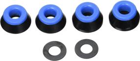 img 1 attached to 🛹 Bones Wheels Soft Bushings (2 Set): Enhance Your Skateboarding Experience with Superior Flexibility!