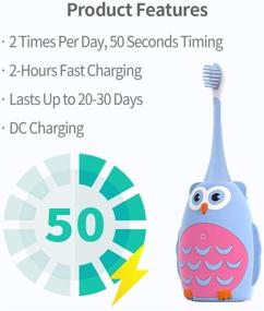 img 2 attached to U Shaped Auto Brush: Automatic Electric Toothbrush for Kids 7-12 Years w/ Ultrasonic Whitening, Double Brush Head, Smart Timer, IPX7 Waterproof