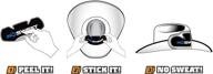 🤠 nosweat cowboy hat & riding helmet liner - made in usa - 3, 6, 12, 25, 50 pack логотип