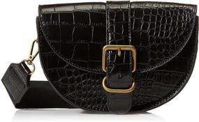 img 4 attached to Drop Womens Helen Saddle Crossbody Women's Handbags & Wallets