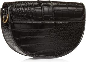 img 3 attached to Drop Womens Helen Saddle Crossbody Women's Handbags & Wallets