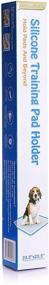 img 3 attached to 🐝 HONEY CARE Large Silicone Pad Holder for All-Absorb, 23.5"x23.5", Blue (A10)