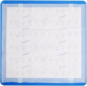 img 1 attached to 🐝 HONEY CARE Large Silicone Pad Holder for All-Absorb, 23.5"x23.5", Blue (A10)